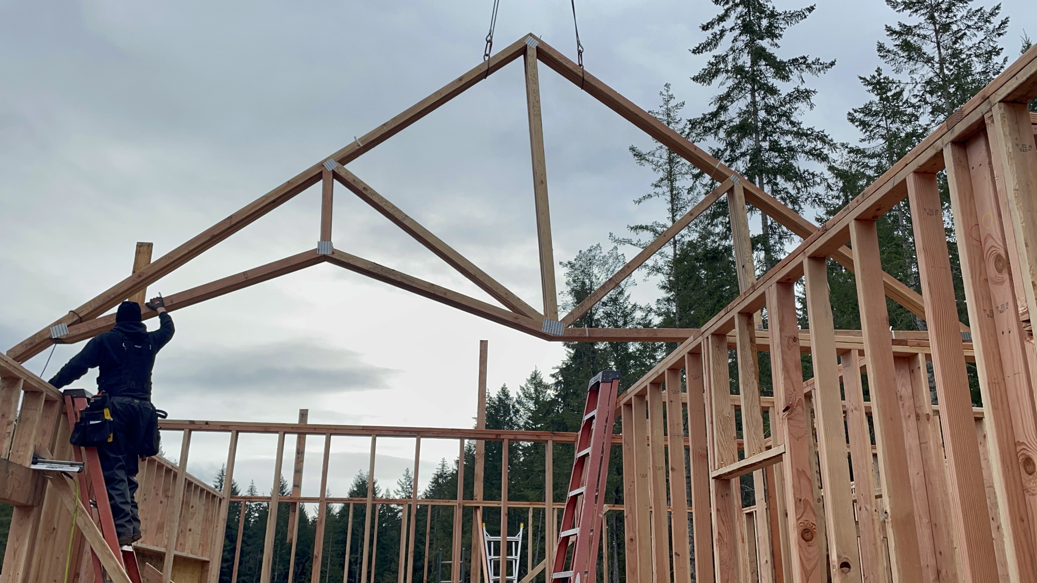 Custom construction exterior detail