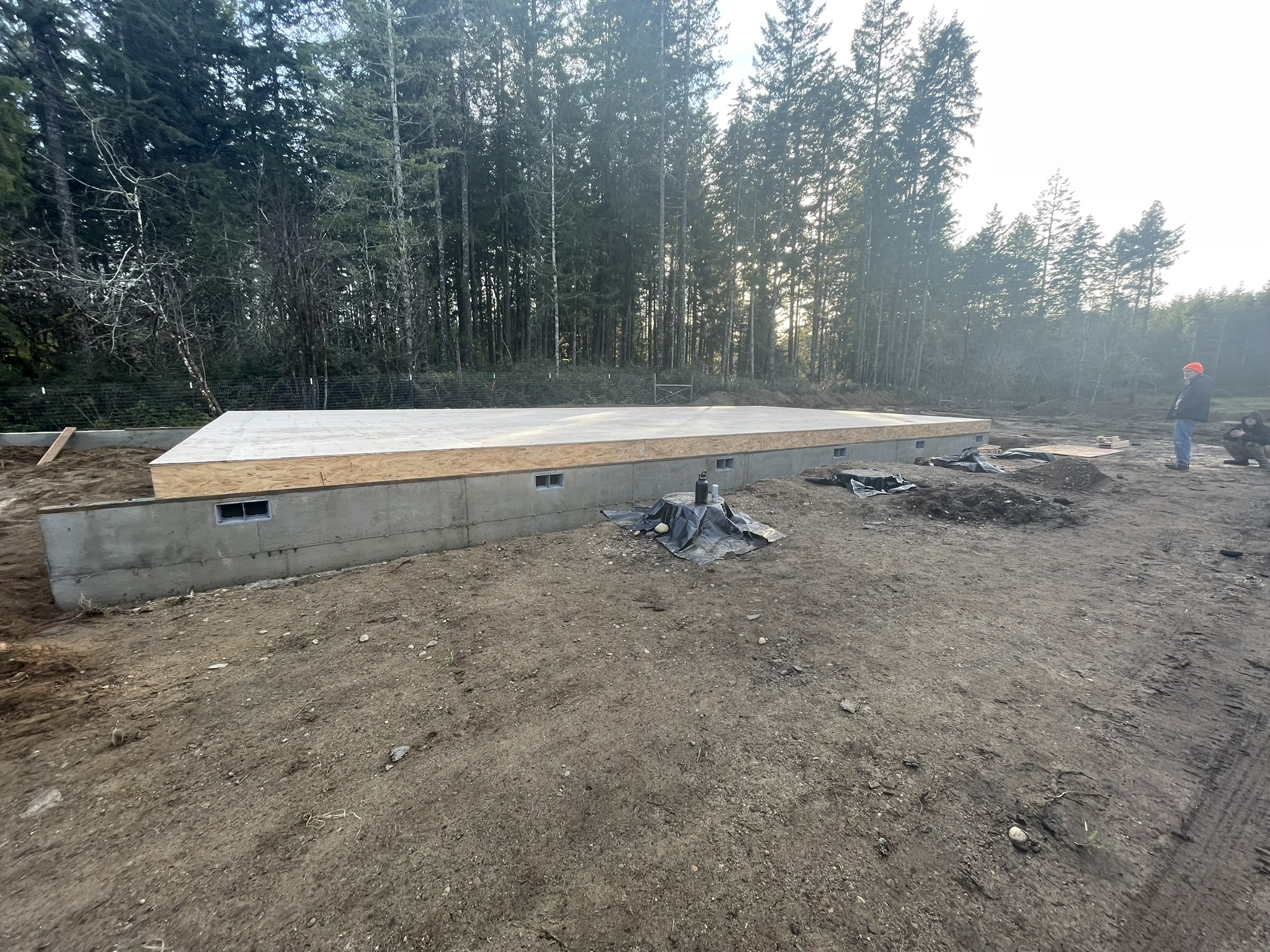 Custom construction exterior framing